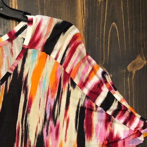 NWOT Express Bright & Beautiful Dolman Top SZ XS - Picture 4 of 5